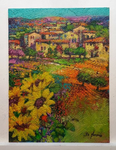 Quadro dipinto paesaggio - dipinto,