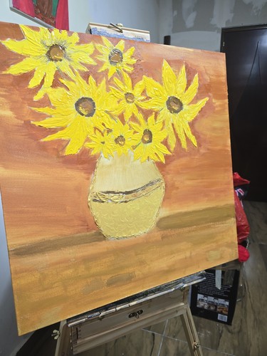 Quadro dipinto natura morta - , su