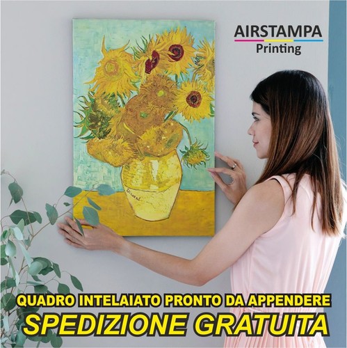 Quadro van gogh girasoli - i,