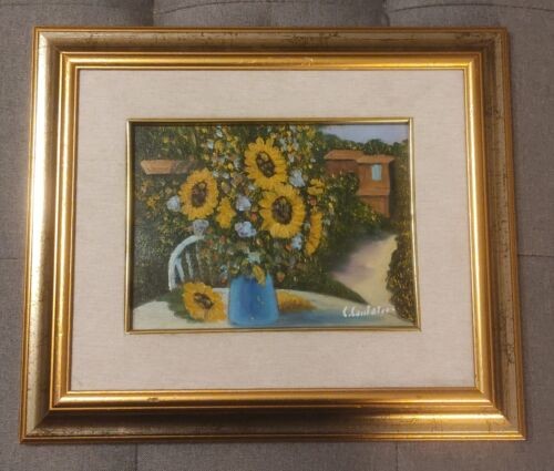 Girasoli quadro olio su - girasoli,