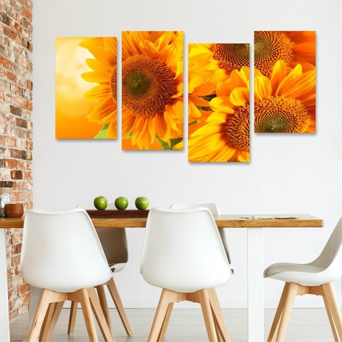 Girasoli quadro moderno - girasoli, 4