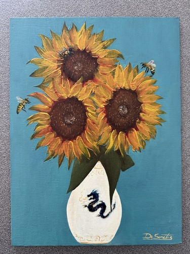 Quadro dipinto mano olio su - dipinto,