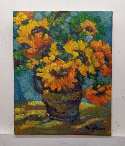 Dipinto girasoli quadro - quadro, olio