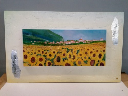 Quadro girasoli campagna - quadro,